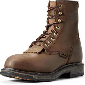 Ariat Men’s Workhog 8 Inch H2O Composite Toe Boot(Brown)
