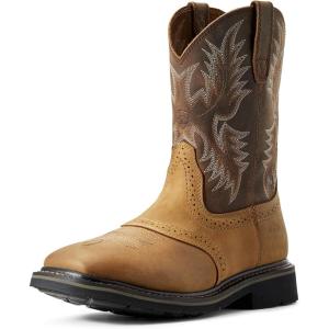 Ariat Men’s Workhog SQ Toe ST Work Boot(Aged Bark)