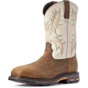 Ariat Men’s Workhog SQ Toe ST Work Boot(Rye Brown)