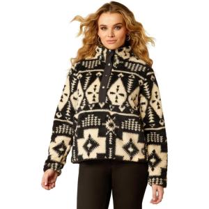 Ariat Women’s Berber Snap Front Sweatshirt(Winslow Southwest Print)