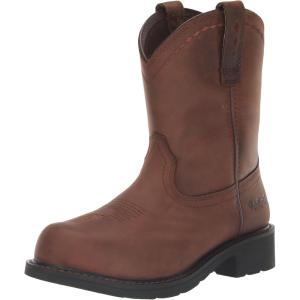 Ariat Women’s Fatbaby Pull-on Steel Toe Work Boot Western(Distressed Brown)