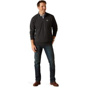 Ariat Women’s Friday Cotton 1/2 Zip Sweatshirt(Heather Charcoal)