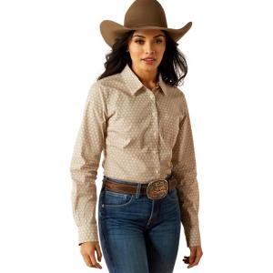Ariat Womens Kirby Pro Tawny Port Shirt(Caidan Sea Spray)