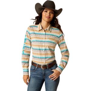 Ariat Womens Kirby Pro Tawny Port Shirt(Fallon Serape Print)