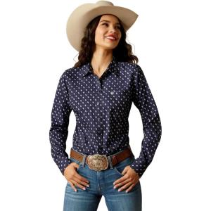 Ariat Womens Kirby Pro Tawny Port Shirt(Zona Geo Print)