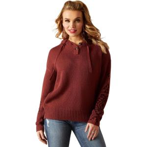 Ariat Women’s Layla Sweater(Oxblood Multi)