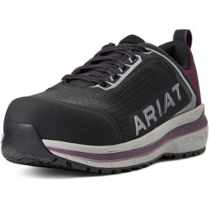Ariat Women`s Outpace Black Composite Toe Work Shoe(Black)