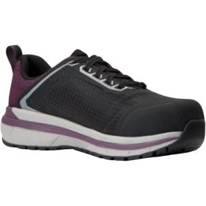 Ariat Women`s Outpace Black Composite Toe Work Shoe(Black/Shadow Purple)