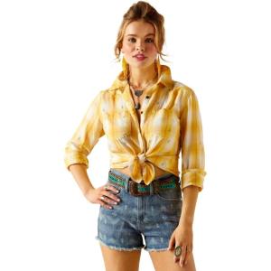 Ariat Women’s Real Billie Jeans Shirt(Cactus Plaid)