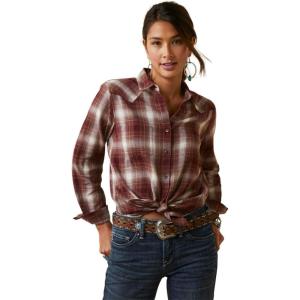 Ariat Women’s Real Billie Jeans Shirt(Hearth Plaid)