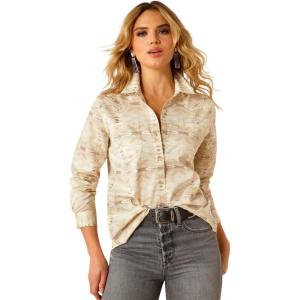 Ariat Women’s Real Billie Jeans Shirt(Sandstone Southwest Print)