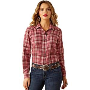 Ariat Women’s Real Billie Jeans Shirt(Sunkissed Plaid)