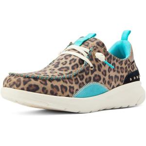 Ariat Women’s Studs Leopard Hilo Casual Turquoise(Neutral Leopard)