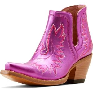 Ariat Women’s White Dixon Boot White(Electric Raspberry)