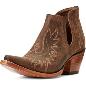 Ariat Women’s White Dixon Boot White(Weathered Brown)