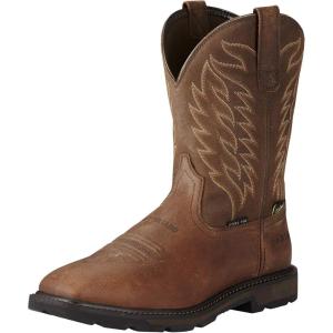 Ariat Work Men’s Groundbreaker Wide Square Metguard Steel Toe Boot(Brown)