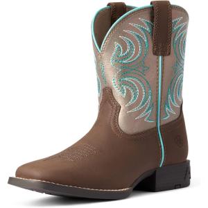 Ariat Youth Metallic Bronze Cowboy Boot(Rich Clay/Metallic Bronze)