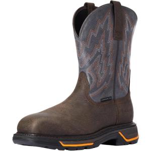 Ariat mens Big Rig Composite Toe Work Boot(Iron Coffee)