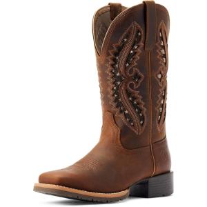 Ariat womens Hybrid Rancher Venttek 360° Western BootWestern Boot(Distressed Tan)
