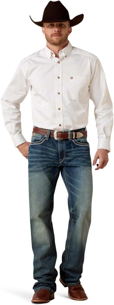 imageARIAT Male M4 Relaxed Stretch Goldfield Boot Cut JeanDurango