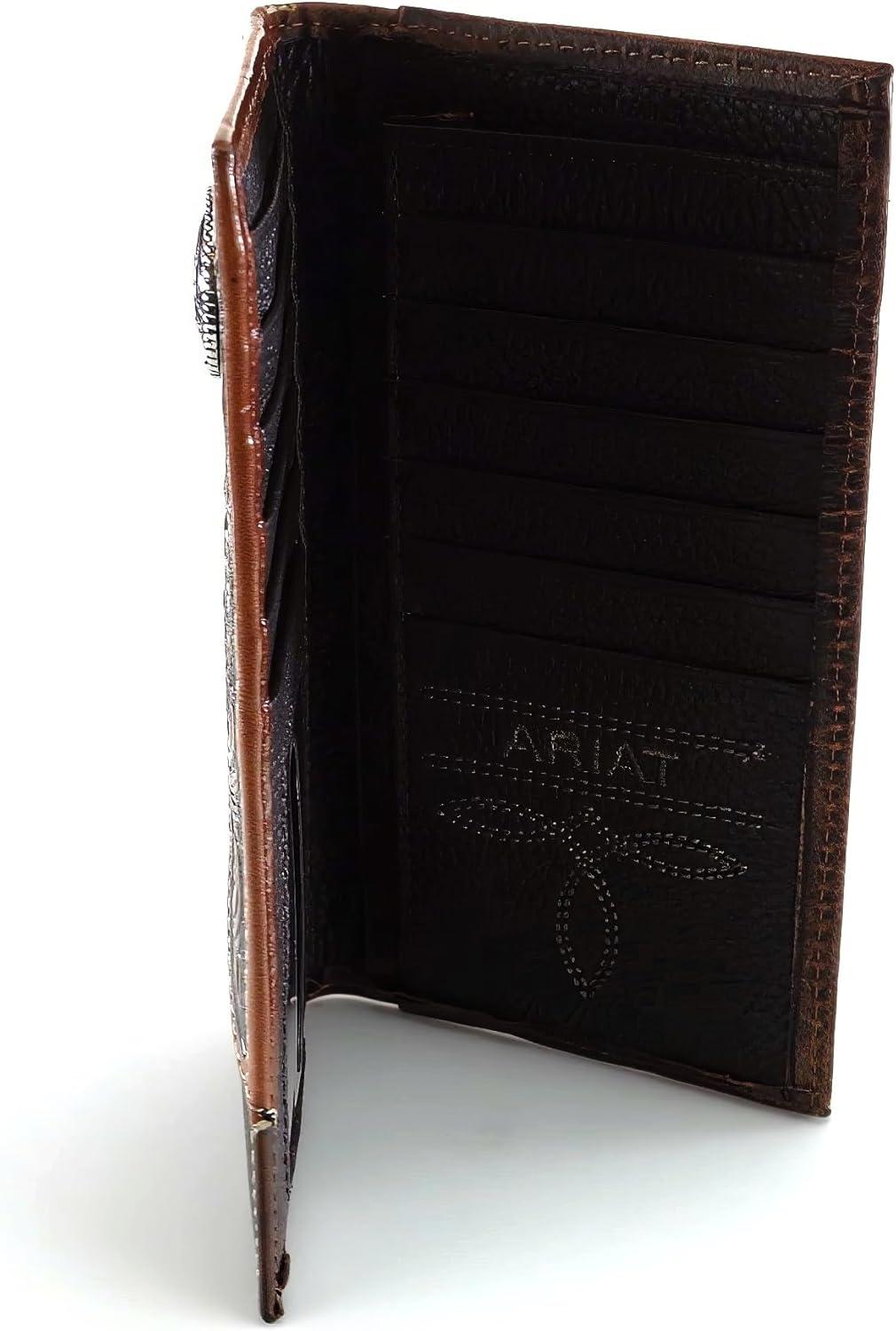 imageARIAT Mens Rodeo Distressed WalletTan