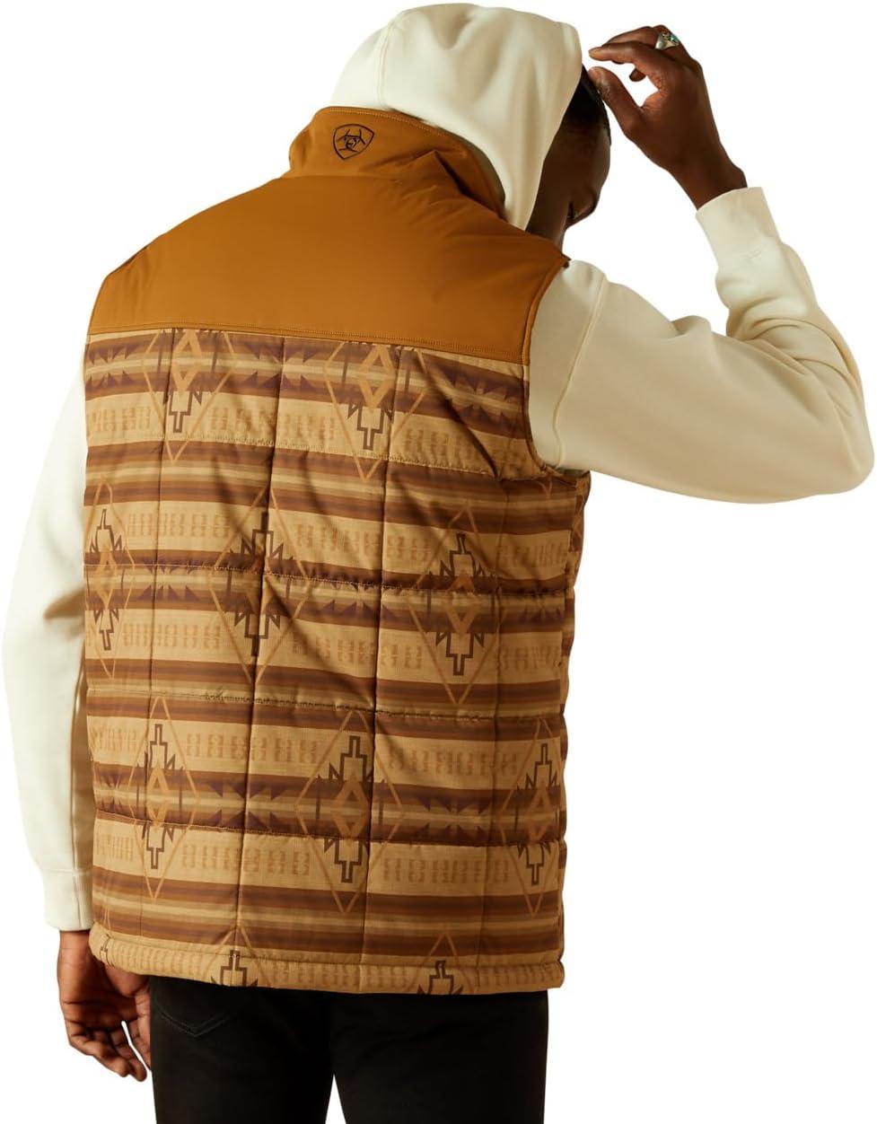 imageARIAT unisexadult Crius Insulated VestTonal Serapealmond Khaki