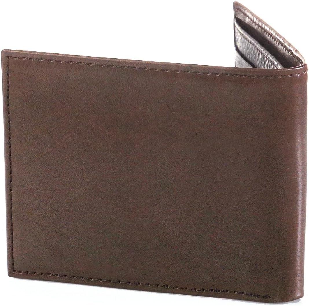 imageAriat Mens Tonal Brown Floral Inlay Trifold WalletBrown