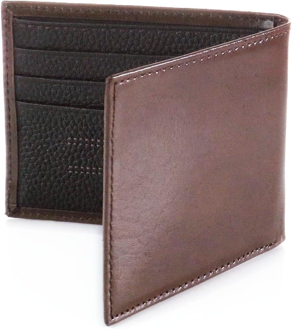 imageAriat Mens Tonal Brown Floral Inlay Trifold WalletBrown