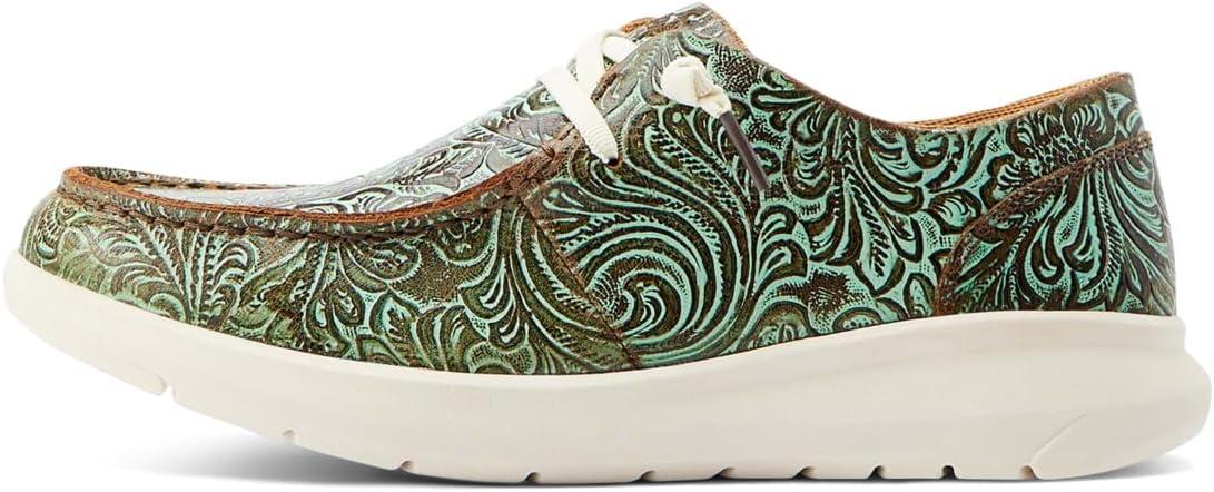 imageAriat Womens Hilo Milton MenascoVintage Turq Floral Emboss