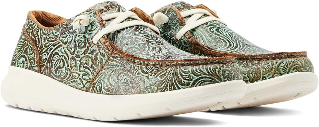 imageAriat Womens Hilo Milton MenascoVintage Turq Floral Emboss