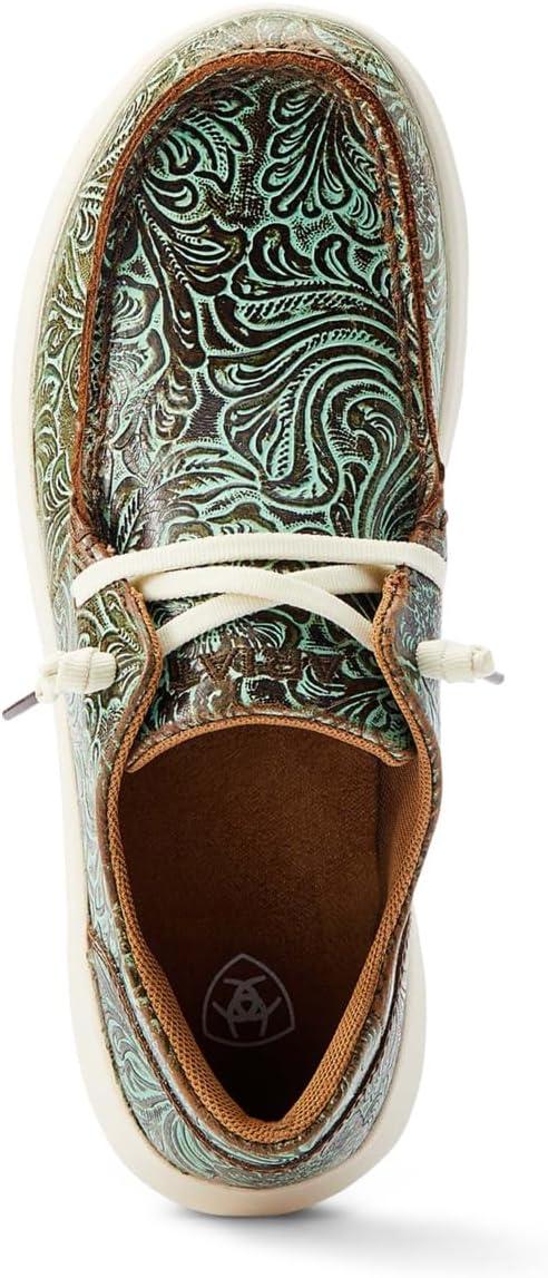 imageAriat Womens Hilo Milton MenascoVintage Turq Floral Emboss