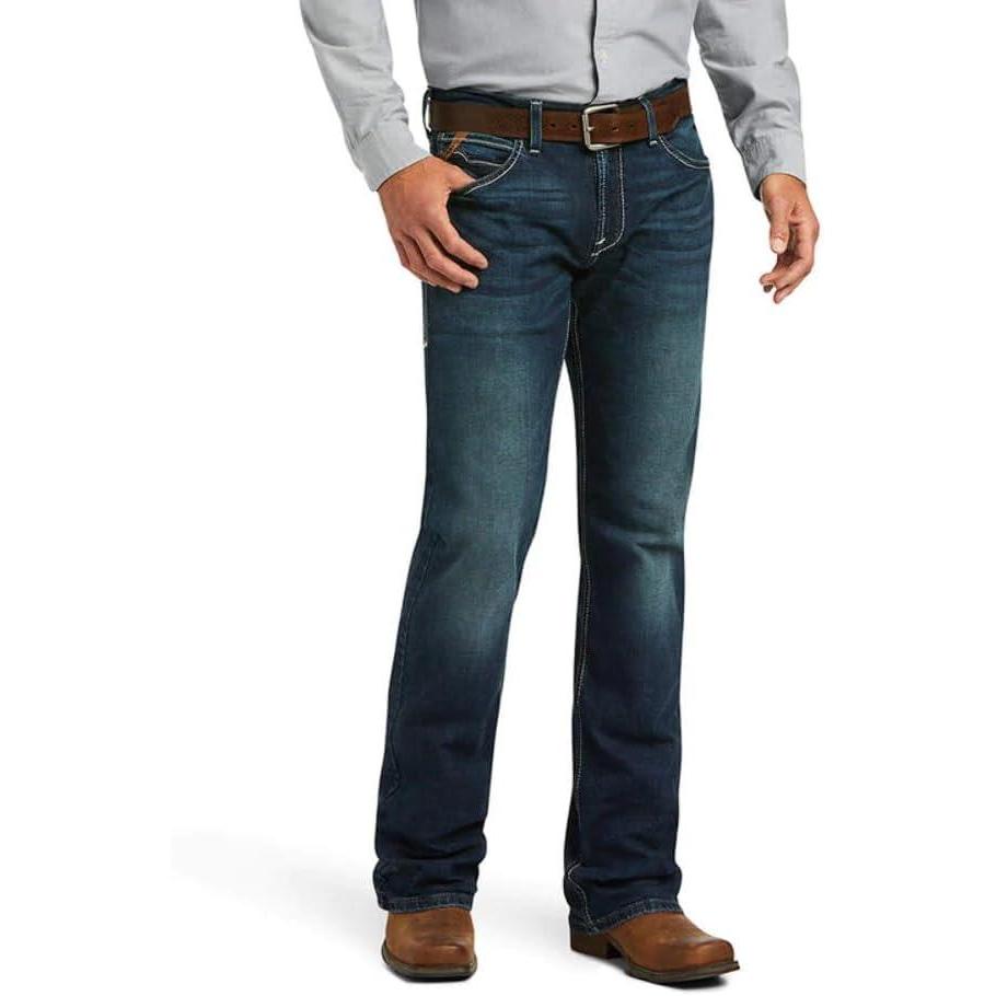 imageARIAT Mens M7 Slim Toro Straight JeanDark Blue