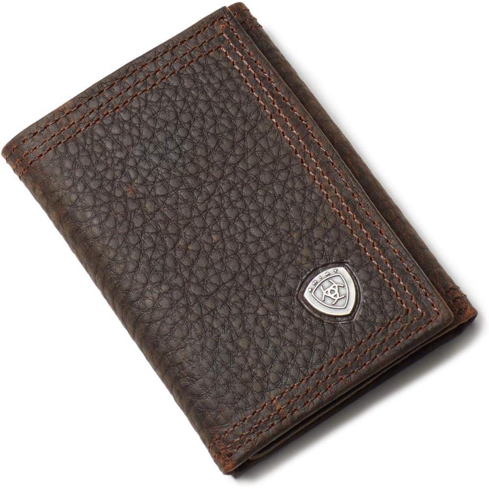 imageARIAT Mens Rowdy TriFold Dark Copper One SizeBrown