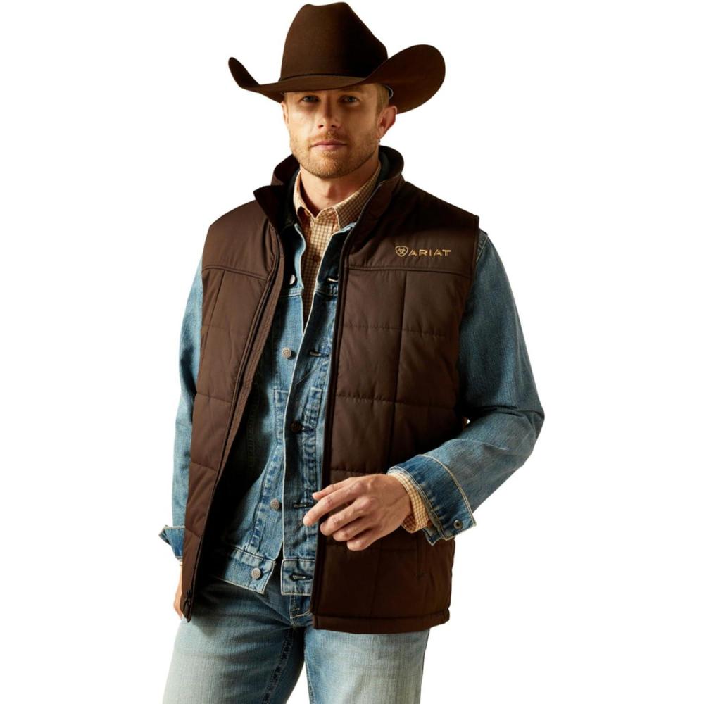 imageARIAT unisexadult Crius Insulated VestBrown