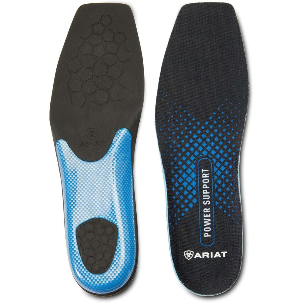 imageAriat Mens Power Support Insole Wide Square Toe Blue 105 WBeige