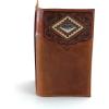 imageARIAT Mens Diamond Concho Rodeo Wallet Brown One Size