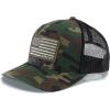 imageARIAT Mens Flexfit American Flag Patriot Snapback Baseball Cap Camo