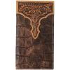 imageARIAT Mens Floral Embossed BiFold Rodeo Wallet  A3552802 One Size