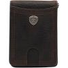 imageAriat Mens Rowdy Shield Logo Brown Money Clip Bifold Wallet A35117282
