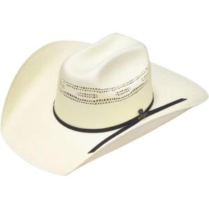 ARIAT Cattleman Crown 2-Cord Bangora Cowboy Hat, Ivory, 7-1/4