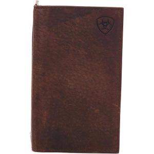 ARIAT Rodeo Wallet Emboss Corner Logo Brown One Size
