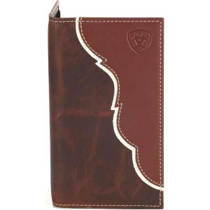 ARIAT Two Tone Shield Rodeo Wallet Tan