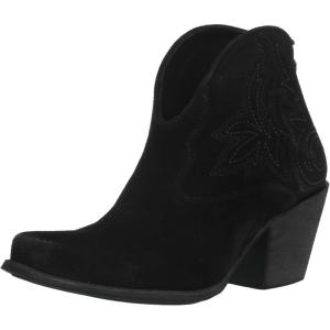 ARIAT Women’s Layla Western Boot(Distressed Black Suede)