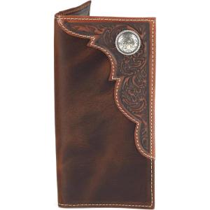 ARIAT Youth Rodeo Round Conch Brown Wallet A3551302