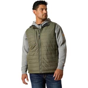 ARIAT mens Rebar Cordura Ripstop Lightweight Insulated Vest(Beetle)