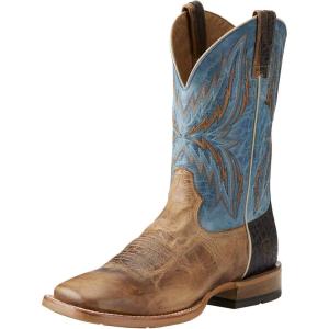 Ariat Groundbreaker 6″ Work Boot – Men’s Safety Toe Lace-up Work Boot(Dusted Wheat/Heritage Blue)