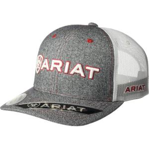 Ariat Men’s Ariat Heather Mesh Back Shadow Cap(Gray)