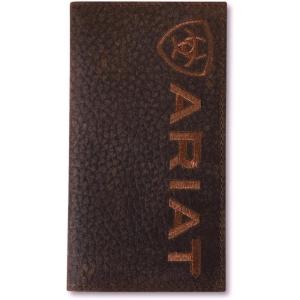 Ariat Rodeo Bull Hide Brown Wallet