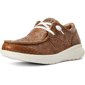 Ariat Women’s Hilo Milton Menasco(Brown Floral Emboss)