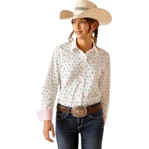 Ariat Women’s Kirby Stretch Shirt(Steer Garden)